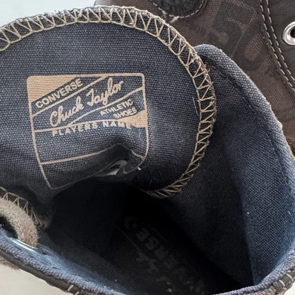 Converse Chuck 70 High-Top Sneakers - Dark Brown and Tan. Unisex M4. W6 - Picture 9 of 13
